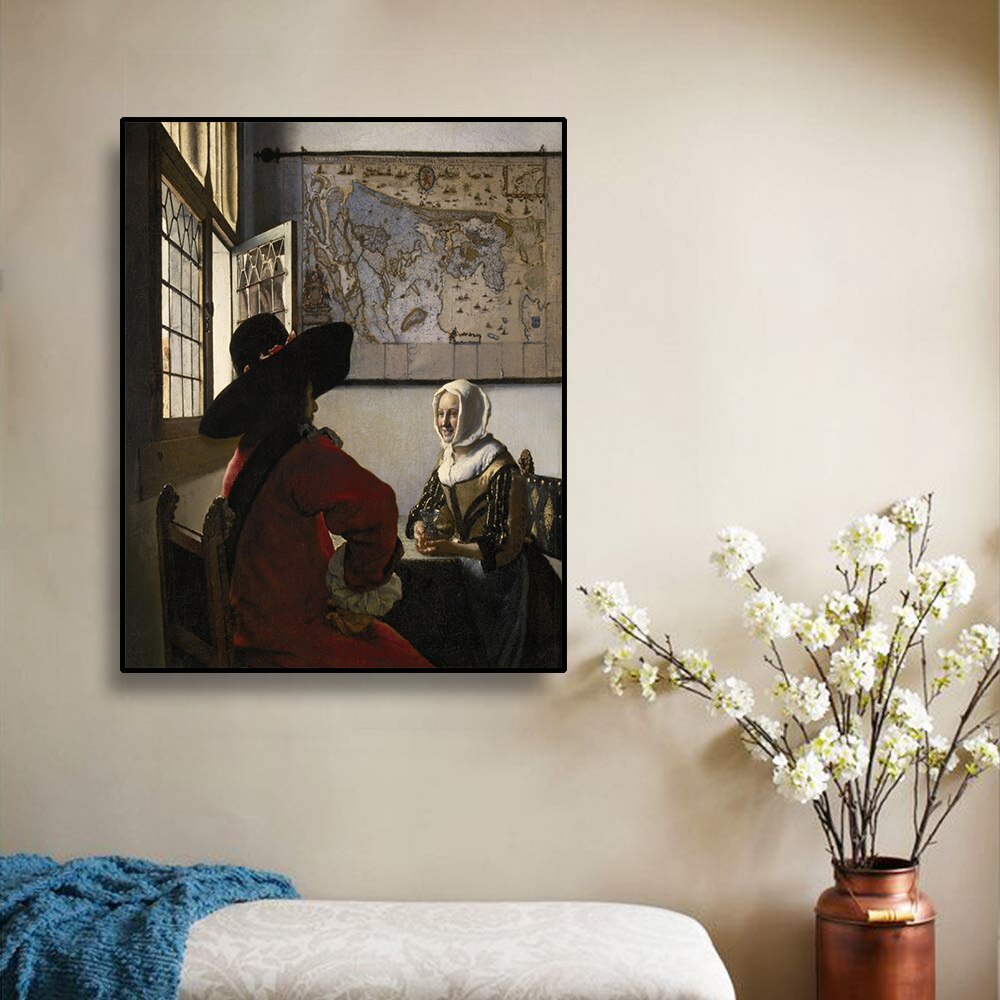 Cassisy-Canvas-Art-Oil-Painting-Officer-and-Laughing-Girl-Johannes-Vermeer-Poster-Picture-Wall-Decor-Modern-4.jpg