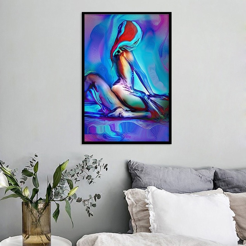 Color Sexy Men And Women Canvas Painting Abstract Make Love Poster Bedroom  Bedside Wall Art Decorative Canvas Painting Pictures – Nordic Wall Decor