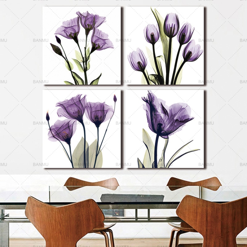 Conisi-4-Panels-Wall-Poster-Elegant-Purple-Tulips-Prints-on-Canvas-Nordic-Wall-Art-Painting-Home-4.jpg