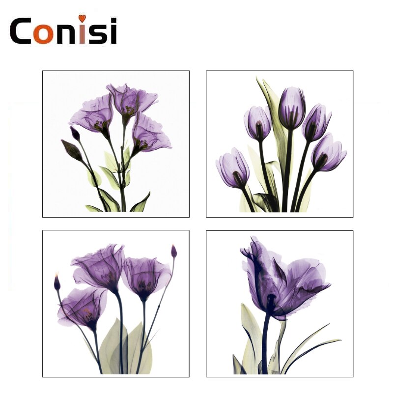 Conisi-4-Panels-Wall-Poster-Elegant-Purple-Tulips-Prints-on-Canvas-Nordic-Wall-Art-Painting-Home.jpg