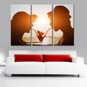 DC Western Abstract Sweetheart Frameless Painting Modern Home Frameless Decorative Painting