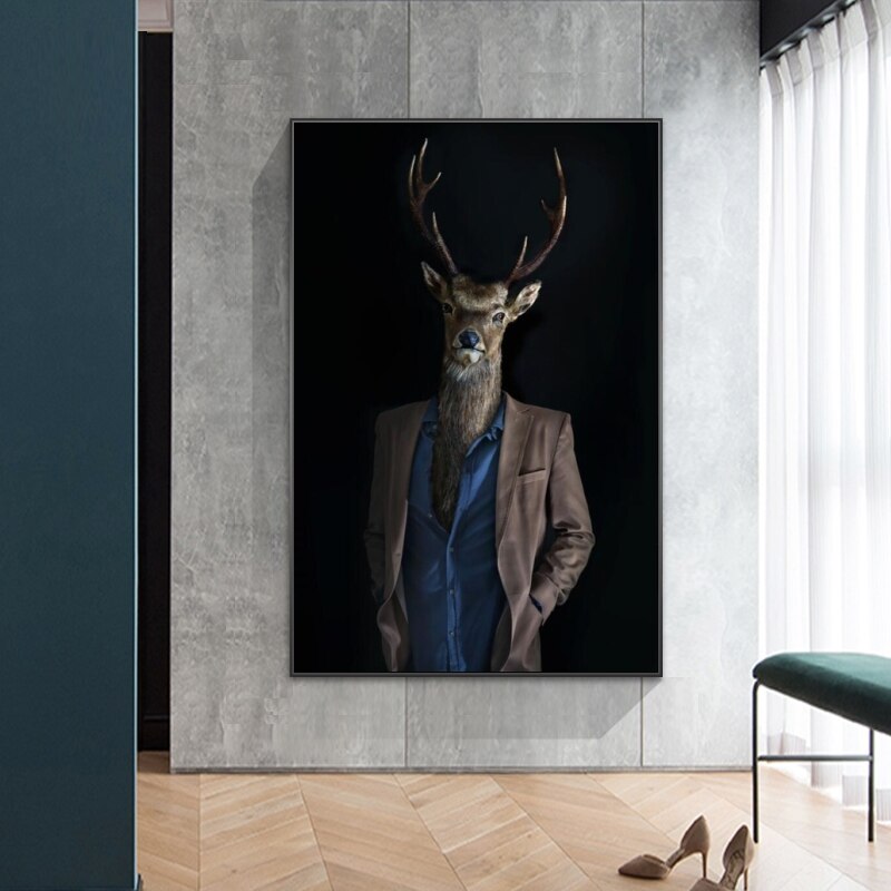 Deer-in-a-Business-Suit-Canvas-Art-Posters-And-Prints-Fashion-Ideas-Canvas-Paintings-On-the-2.jpg