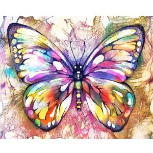 Diy Painting By Numbers Butterfly Animals Modern Wall Art Canvas Painting Acrylic Paint By Numbers For Home Decors Oil Painting