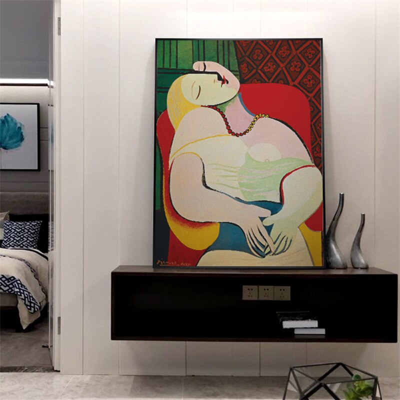 Dreaming-Woman-by-Picasso-Abstract-Canvas-Paintings-Nordic-Style-Wall-Art-Pictures-Posters-and-Prints-for-1.jpg