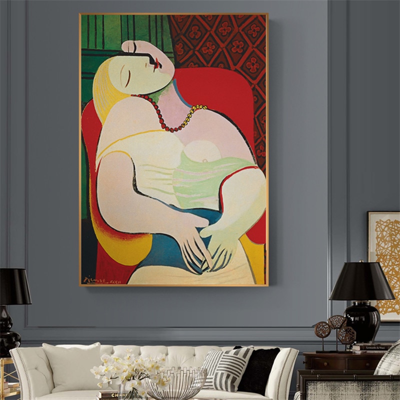 Dreaming-Woman-by-Picasso-Abstract-Canvas-Paintings-Nordic-Style-Wall-Art-Pictures-Posters-and-Prints-for-3.jpg