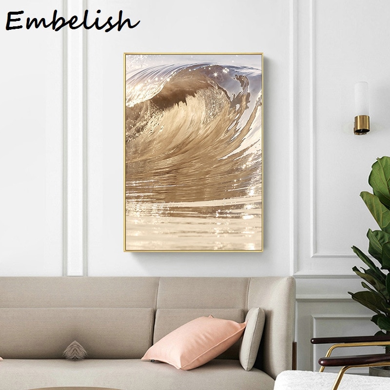 Fancy-Golden-feather-a-Butterfly-wing-Great-waves-modern-decorative-Picture-Canvas-Wall-Art-Poster-for-5.jpg