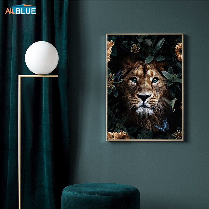 Flower-Animal-Lion-Tiger-Leopard-Bear-Abstract-Canvas-Painting-Wall-Art-Nordic-Print-Poster-Decorative-Picture-1.jpg