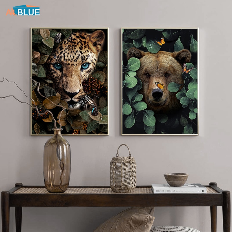 Flower-Animal-Lion-Tiger-Leopard-Bear-Abstract-Canvas-Painting-Wall-Art-Nordic-Print-Poster-Decorative-Picture-2.jpg