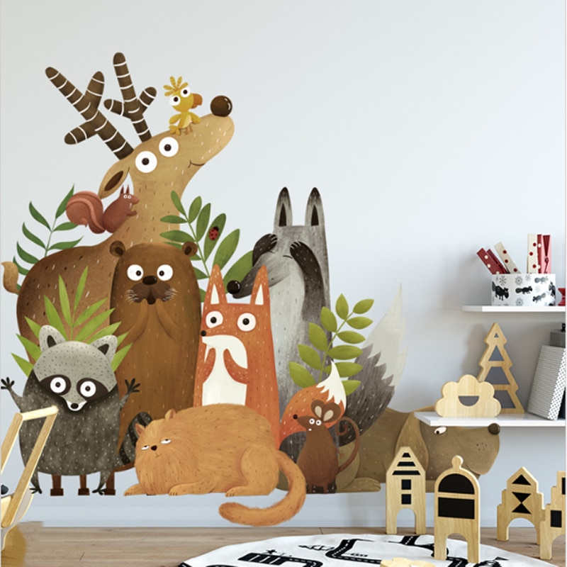 Forest-Animals-Elk-Fox-Rabbit-Wall-Sticker-for-Kids-Room-Children-Wall-Decal-Nursery-Bedroom-Decor-1.jpg