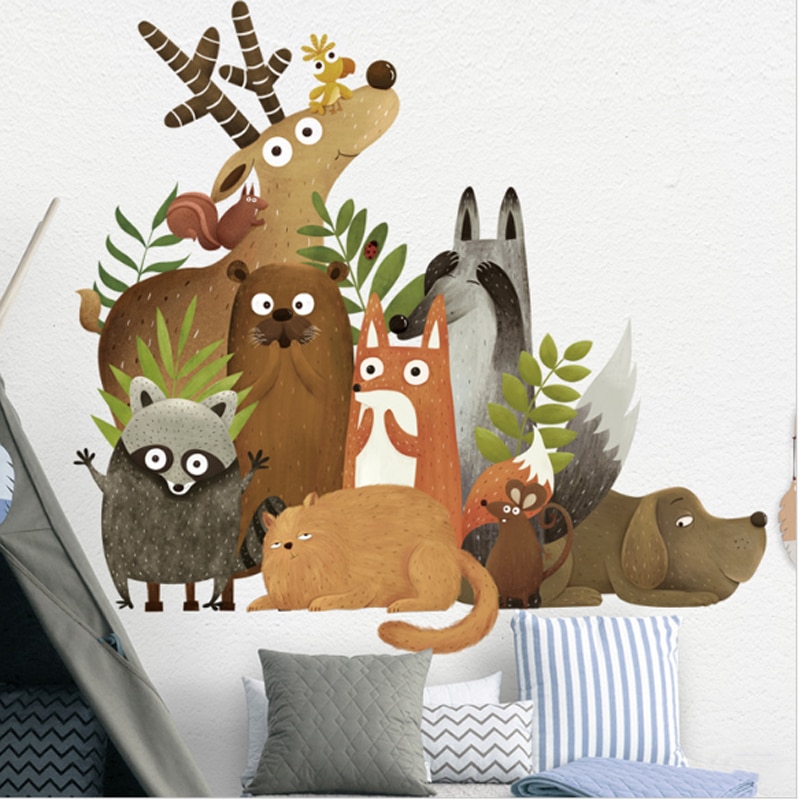 Forest-Animals-Elk-Fox-Rabbit-Wall-Sticker-for-Kids-Room-Children-Wall-Decal-Nursery-Bedroom-Decor-3.jpg