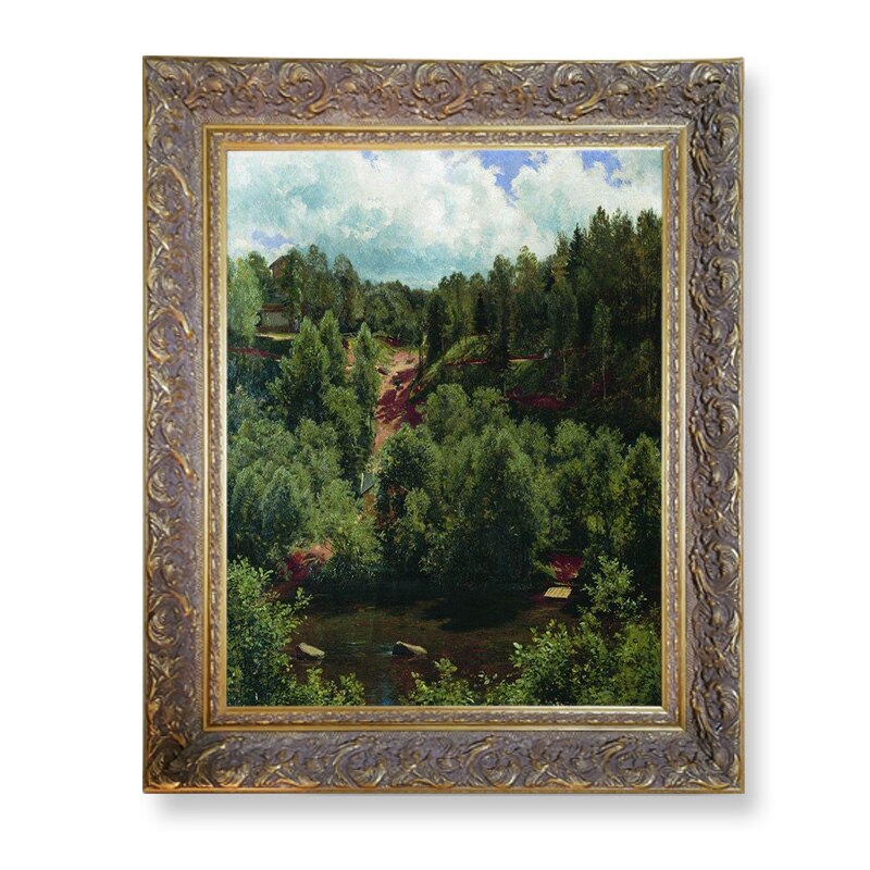 Framed-Landscape-painting-Ivan-Shishkin-after-the-rain-etude-of-the-forest-1881-wall-art-canvas-1.jpg