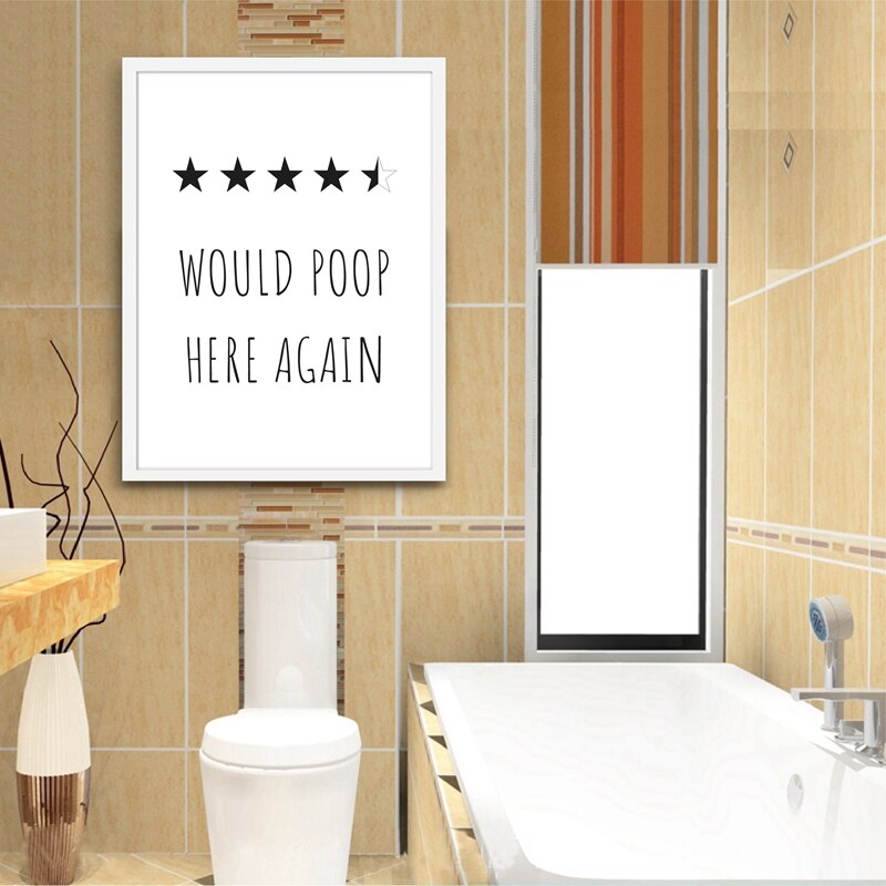 Funny-Bathroom-Print-Would-Poop-Here-Again-Bathroom-Decor-Poop-Review-Sign-Toilet-Poster-Art-Canvas-2.jpg