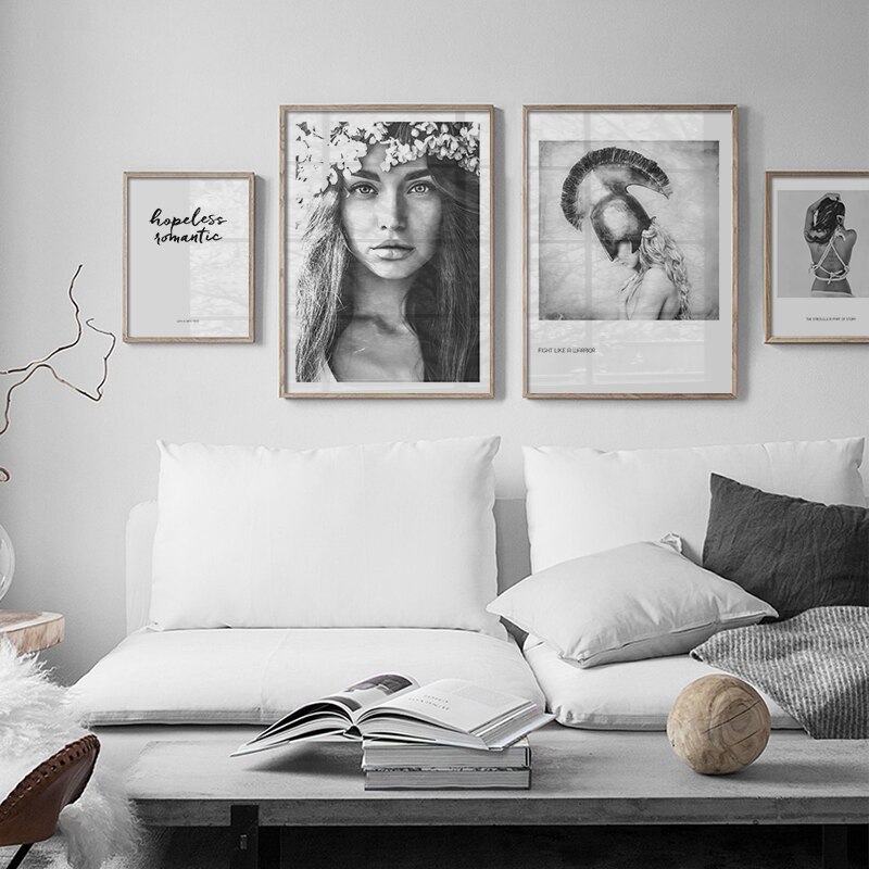 Girl-Black-White-Quotes-Warrior-Scandinavian-Wall-Art-Canvas-Painting-Posters-And-Prints-Wall-Pictures-For-1.jpg