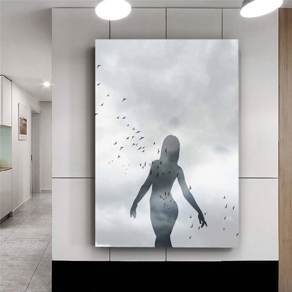 Girl-with-Bird-Abstract-Wall-Art-Canvas-Painting-Surrealism-Nordic-Posters-and-Prints-Wall-Pictures-for-1.jpg