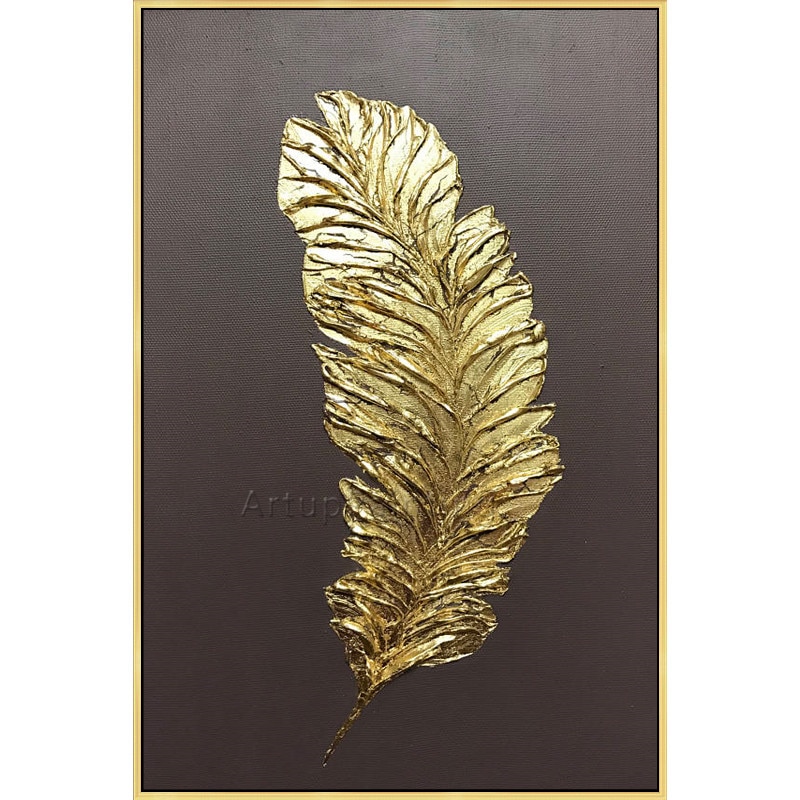 Gold-Feather-Art-Painting-on-Canvas-Acrylic-Wall-Art-Modern-Picture-Hand-Painted-Home-Quadros-Caudros-11.jpg