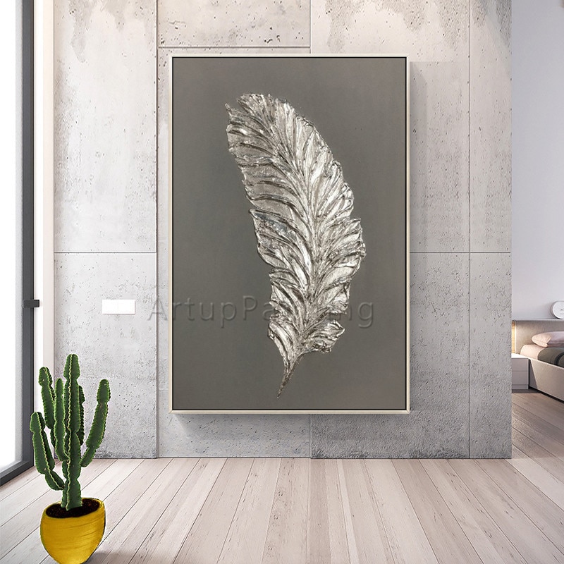 Gold-Feather-Art-Painting-on-Canvas-Acrylic-Wall-Art-Modern-Picture-Hand-Painted-Home-Quadros-Caudros-8.jpg