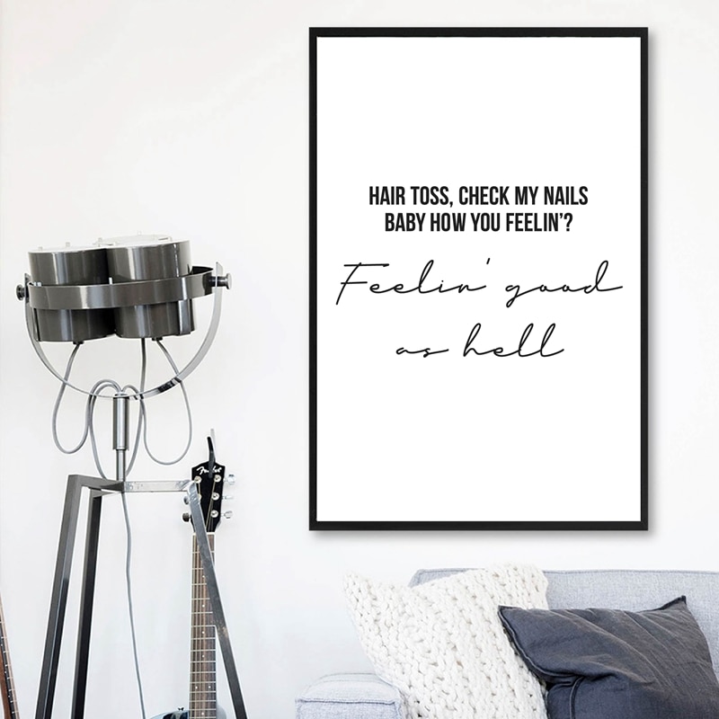 Good-as-hell-Lizzo-Print-Musician-Gift-Idea-Song-Lyric-Typography-Poster-Hip-Hop-Music-Wall-2.jpg