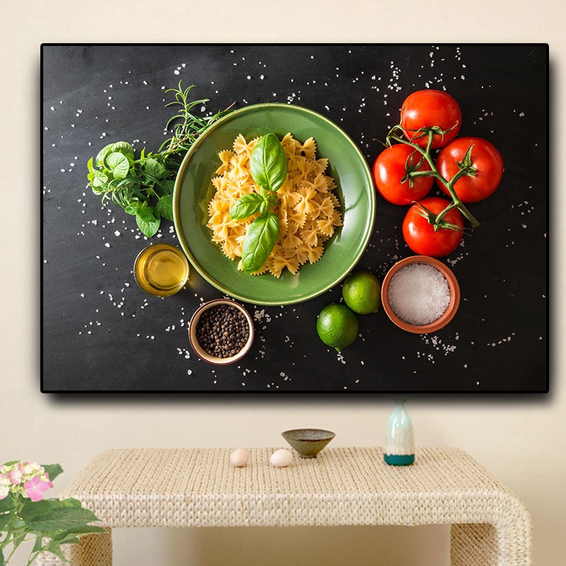 Canvas Painting Fresh Fruit Paintings For Kitchen And Restaurant   Grains Spices Fruit Vegetables Kitchen Cooking Canvas Painting Posters And Prints Cuadros Wall Art Food Pictures 