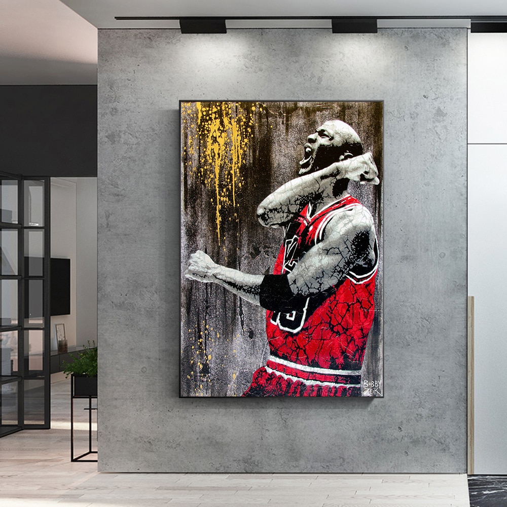 Kobe Canvas Wall Art Poster Kobe Gigi Legendary Basketball Player Posters  Inspirational Sports Superstar Oil Painting Posters Modern Room Wall Decor