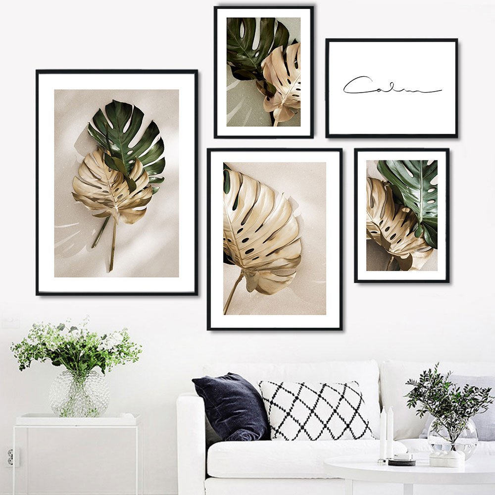 Green-and-Golden-Leaves-Scandinavian-Canvas-Poster-Nordic-Style-Print-Nature-Art-Painting-Wall-Picture-for-2.jpg
