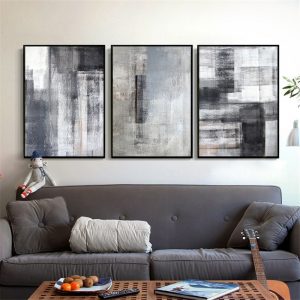 Minimalist Picture Creative Imagine Black White Canvas Painting Abstract Print Prop Wall Art Living Office Bedroom Decor