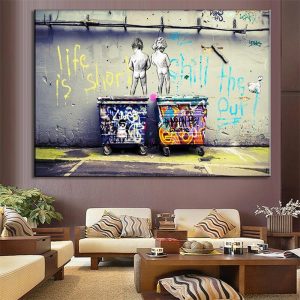 HAOCHU Painting Abstract Modern Children House Decor Wall Art Picture Print Poster Canvas Sitting Bedroom Entrance Supplies