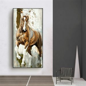 Wall Art Painting The Horses Canvas Print Posters Animal Pictures For Living Room No Frame