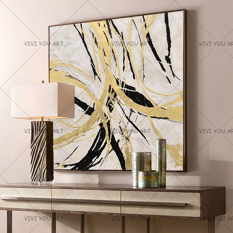 Handmade-1-piece-golden-Circles-modern-contemporary-abstract-oil-painting-on-canvas-wall-art-pictures-for-1.jpg