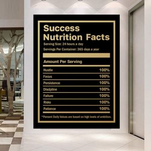 High Quality Canvas Painting Inspirational Success Motivational Quote Art Posters and Prints Wall Picture for Living Room Decor