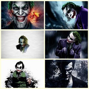 Hot Joker Canvas Painting Posters And Prints Wall Art Pictures For Living Room Bedroom Decor Wall Decor Picture