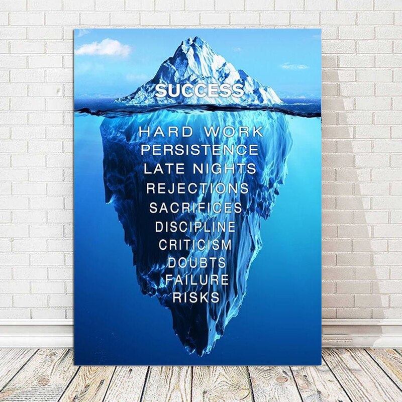 Iceberg-of-Success-Canvas-Painting-Landscape-Inspirational-Quote-Posters-and-Prints-Wall-Art-Nordic-Picture-Study-2.jpg
