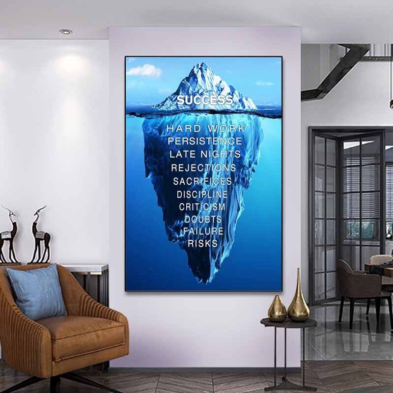 Iceberg-of-Success-Canvas-Painting-Landscape-Inspirational-Quote-Posters-and-Prints-Wall-Art-Nordic-Picture-Study-3.jpg