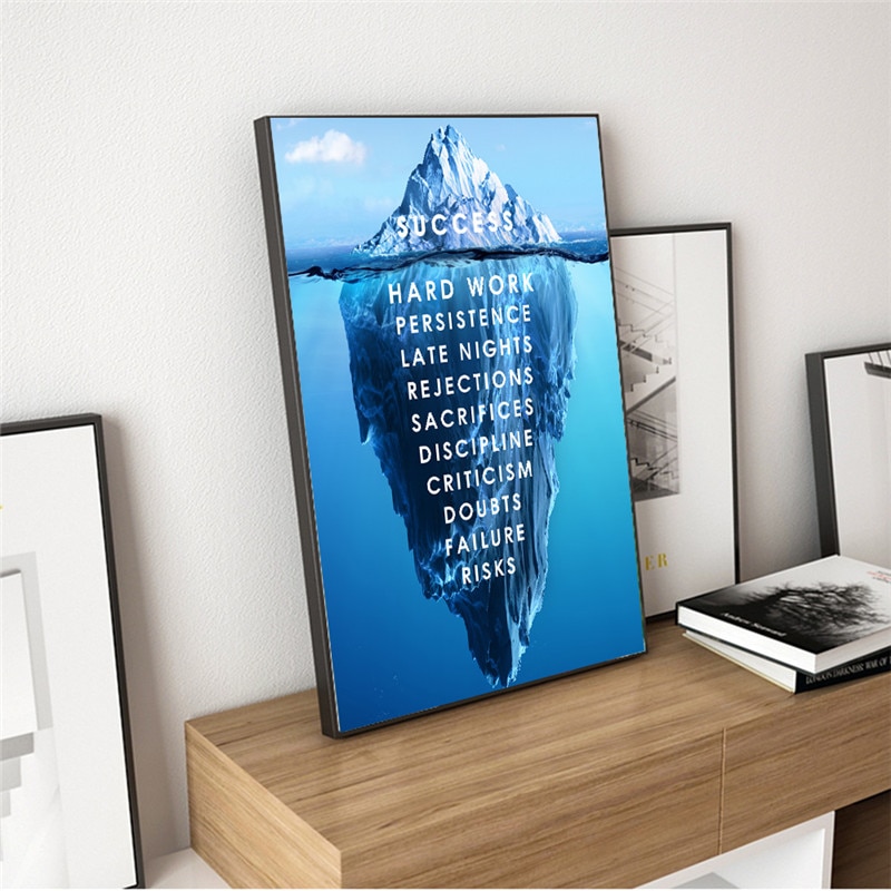 Iceberg-of-Success-Canvas-Poster-Landscape-Motivational-Canvas-Wall-Art-Quote-Nordic-Print-Wall-Picture-for-5.jpg