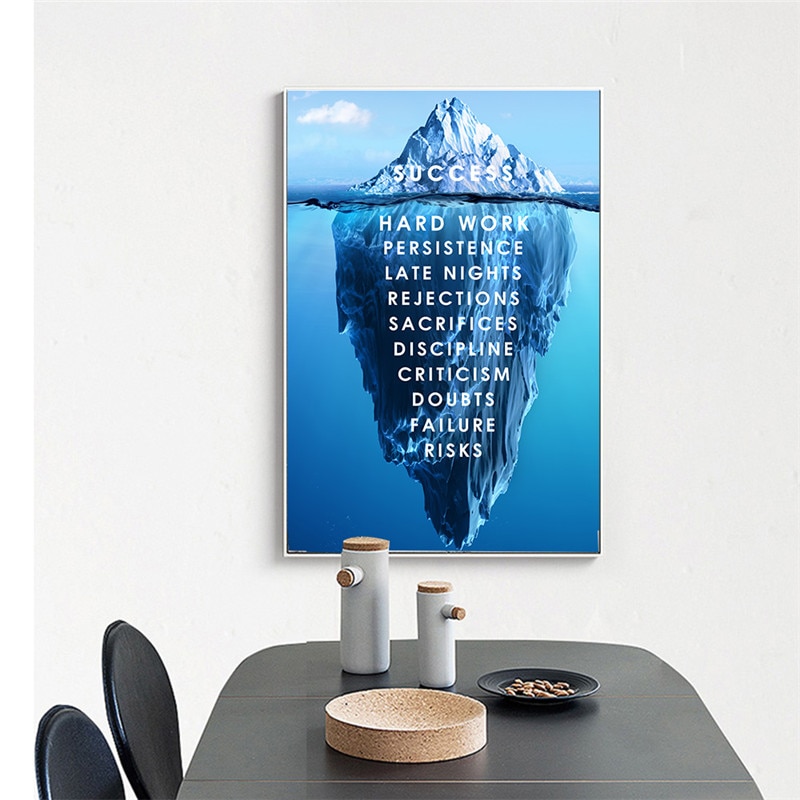 Iceberg-of-Success-Canvas-Poster-Landscape-Motivational-Canvas-Wall-Art-Quote-Nordic-Print-Wall-Picture-for-7.jpg