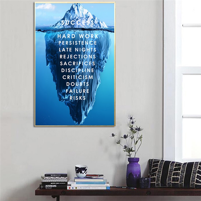 Iceberg-of-Success-Canvas-Poster-Landscape-Motivational-Canvas-Wall-Art-Quote-Nordic-Print-Wall-Picture-for-8.jpg