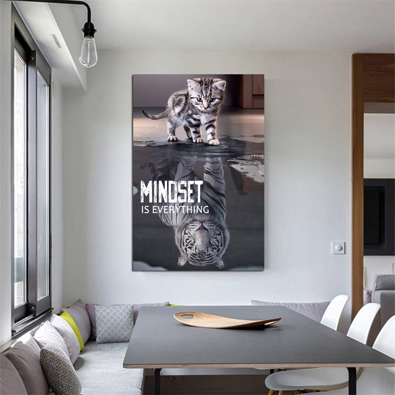 Inspirational-Quotes-Poster-Prints-Wall-Art-Minoset-is-Everything-Cat-and-Tiger-Picture-Modern-Office-Wall-2.jpg
