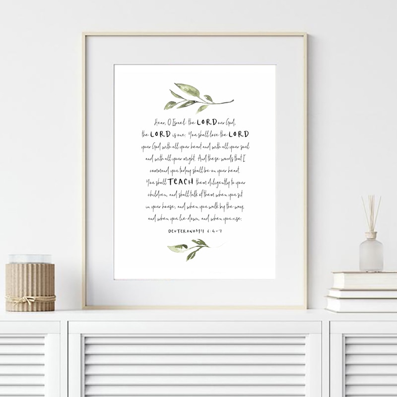 Israel-Scripture-Verse-Deuteronomy-6-4-7-Canvas-Poster-Bible-Verse-Quotes-Wall-Art-Painting-Picture-2.jpg