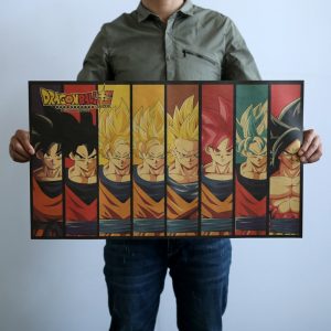 Japanese anime dragon ball Z super goku Kakarot poster home decoration painting room wall sticker painting picture 70 * 40.5cm