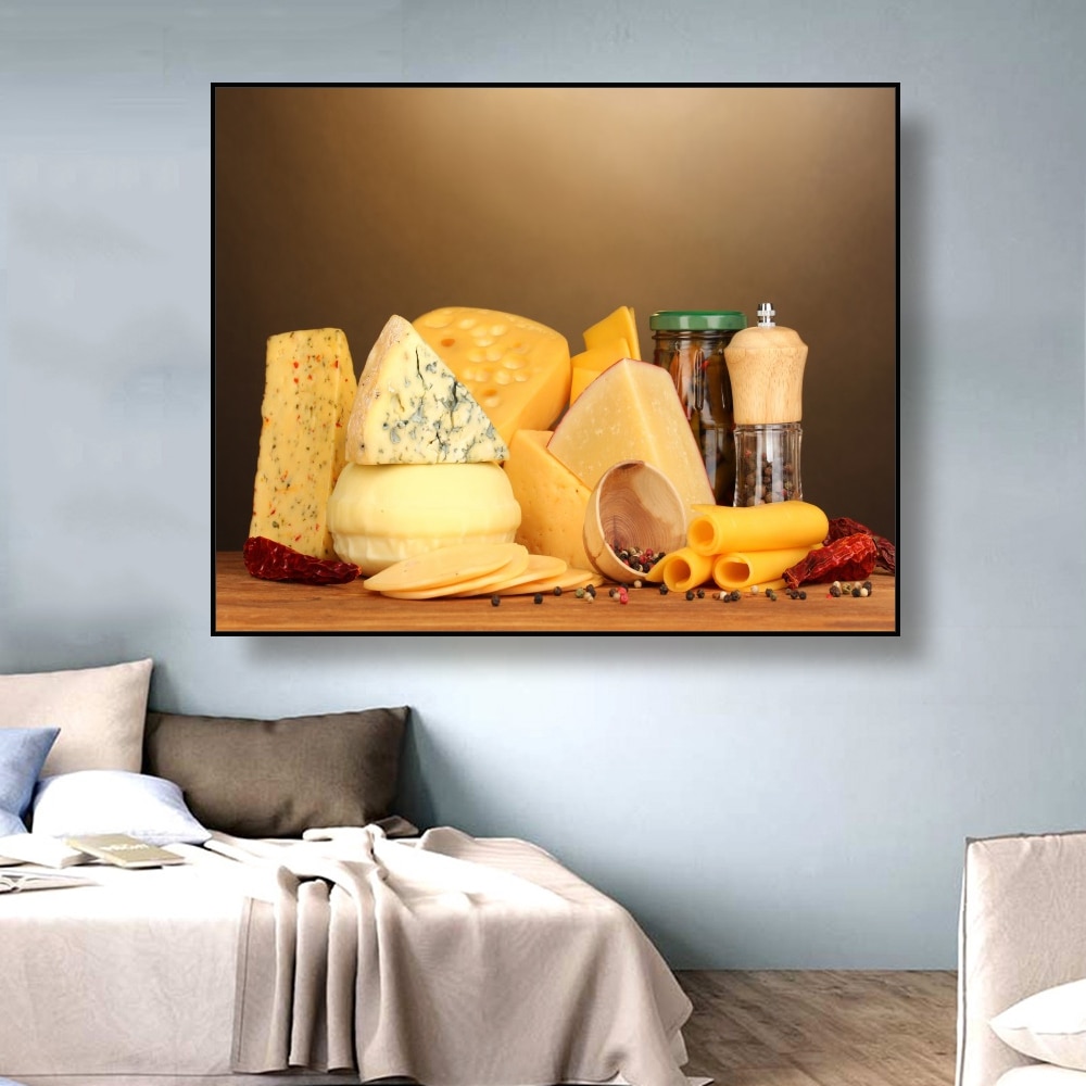 Laeacco-Kitchen-Cheese-Still-Life-Canvas-Painting-Calligraphy-Posters-Prints-For-Dining-room-Wall-Pictures-Home-1.jpg