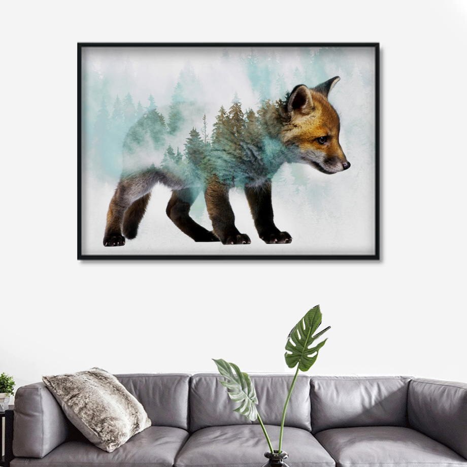 Landscape-Forest-Bear-Fox-Wolf-Nordic-Posters-And-Prints-Wall-Art-Canvas-Painting-Abstract-Animal-Wall.jpg