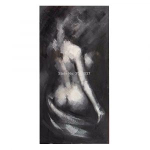 Large Sexy Woman Nude Hand Paint Oil Painting Girl Naked Body on Canvas modern Abstract Wall Art Poster Home Cuadros Decor