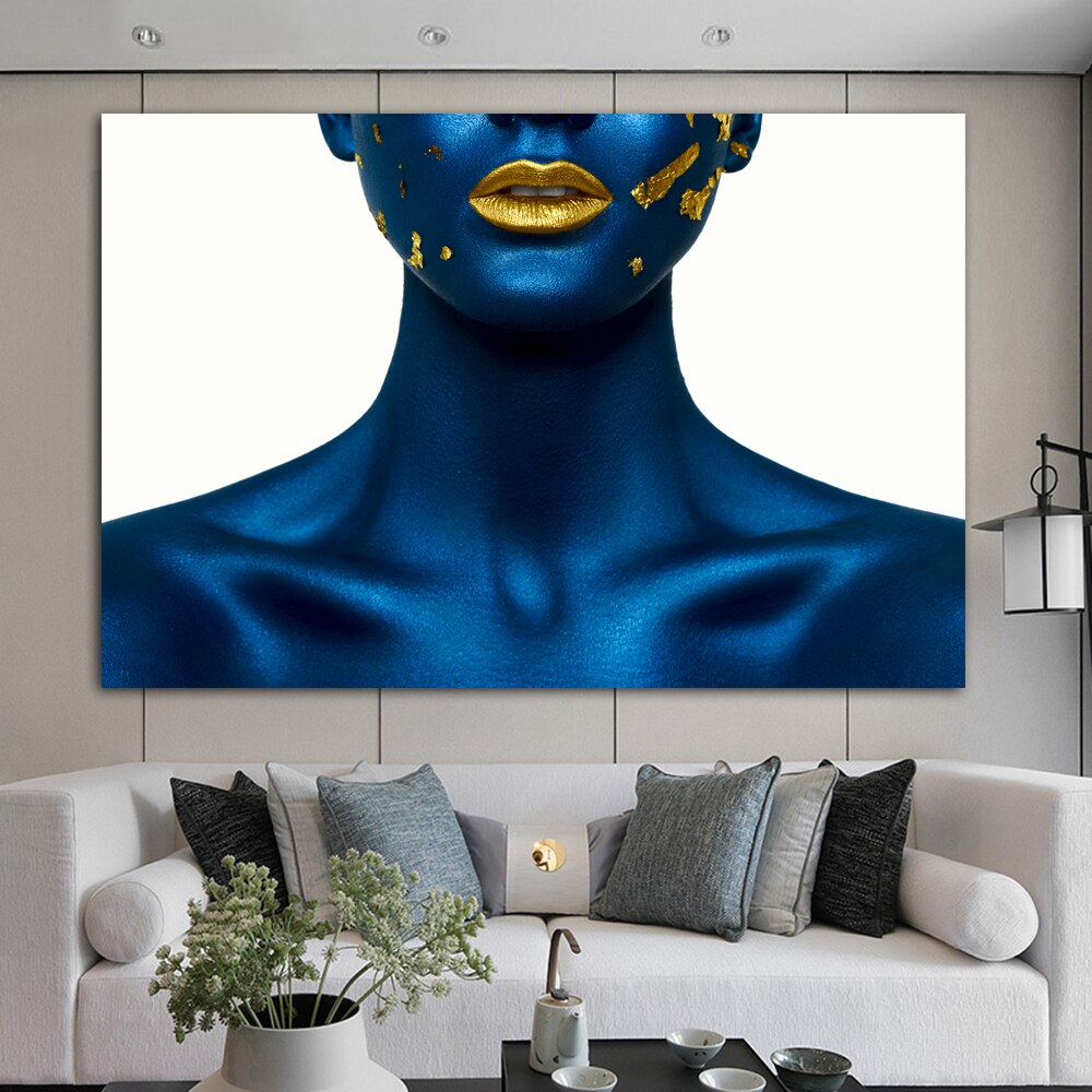 Larger-Size-Blue-Golden-Nude-Woman-Headband-Portrait-Canvas-Painting-Posters-Prints-Wall-Art-Picture-for-1.jpg