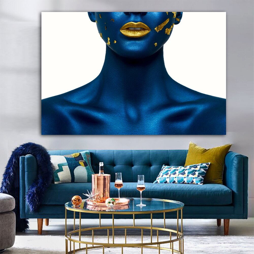 Larger-Size-Blue-Golden-Nude-Woman-Headband-Portrait-Canvas-Painting-Posters-Prints-Wall-Art-Picture-for.jpg