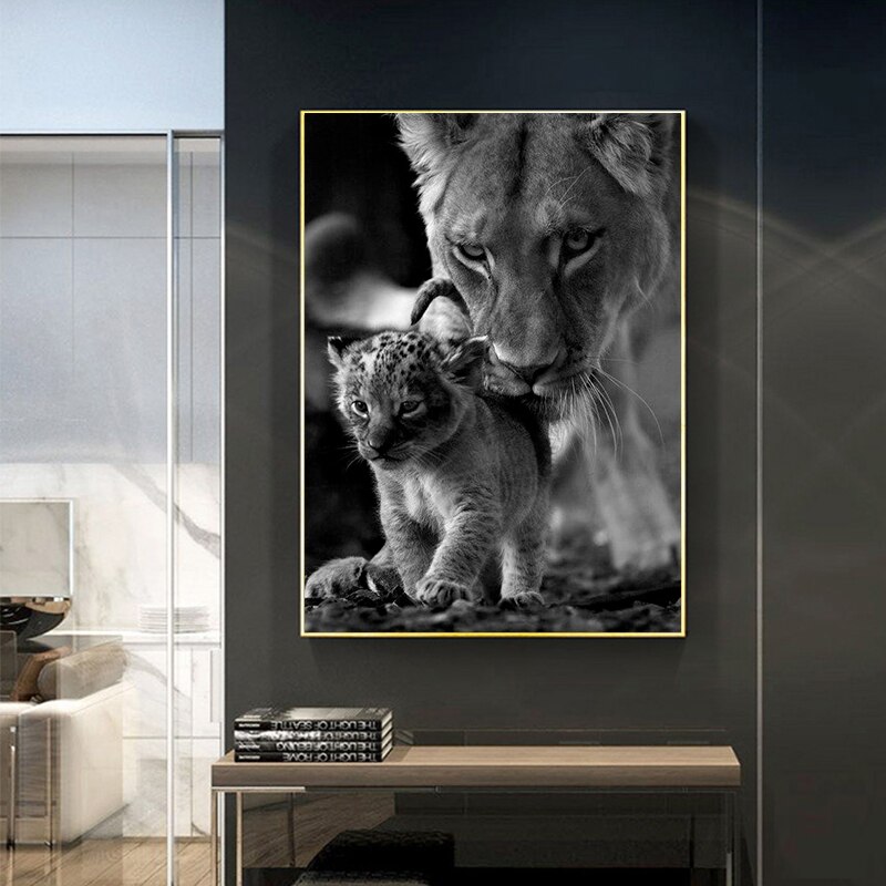 Lioness-and-Cub-Black-and-White-Canvas-Art-Painting-Posters-and-Prints-Scandinavian-Cuadros-Wall-Art-4.jpg