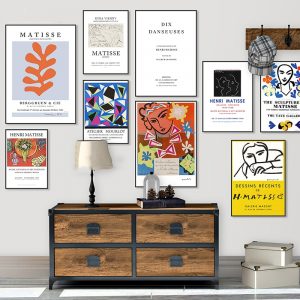 Matisse Fashion Retro Posters And Prints Abstract Portrait Wall Artwork Canvas Modular Pictures Nordic Home Decoration Paintings