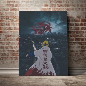 Minato Namikaze Naruto anime Canvas poster Painting wall Art decor Living room Bedroom Study Home Decoration Prints