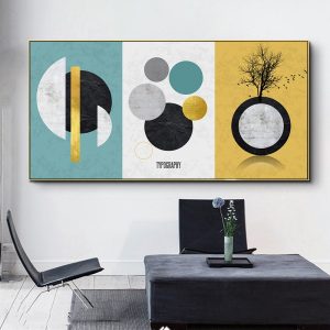 Modern Abstact Minimalist Art painting Poster Prints Canvas painting Wall Art Pictures for Living Room Home Decor (No Frame)