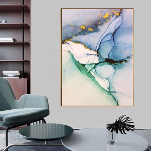 Modern Abstract Art Canvas Painting Abstrac Landscape Picture Wall Art Pictures for Living Room Home Decor (No Frame)