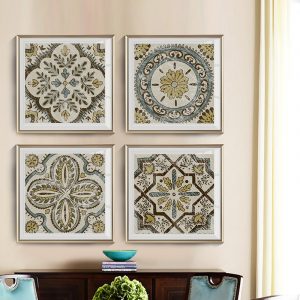 Modern Abstract Geometric Mandala Wall Art Picture Posters And Prints Canvas Poster Nordic Home Decoretion Painting
