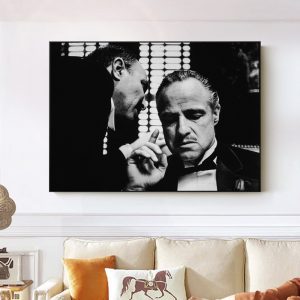 Modern Art Vintage Wall Posters And Prints Black And White Movie Photo Wall Art Canvas Prints Canvas Art Wall Paintings Decor